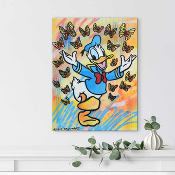 Donald Is Very Happy (Original Painting)