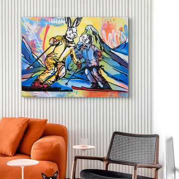 Downhill All The Way (Original Painting)