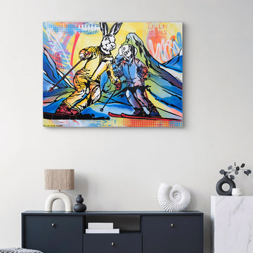 Downhill All The Way (Original Painting)