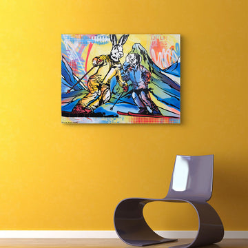 Downhill All The Way (Original Painting)