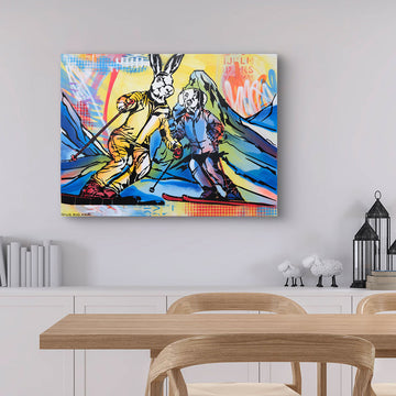 Downhill All The Way (Original Painting)