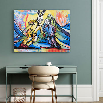 Downhill All The Way (Original Painting)