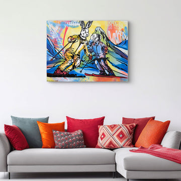 Downhill All The Way (Original Painting)