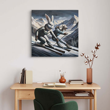 Downhill Racers (Original Painting)