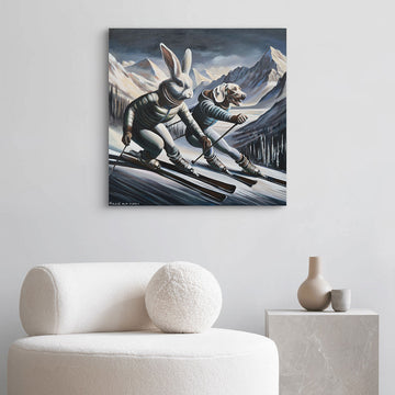 Downhill Racers (Original Painting)