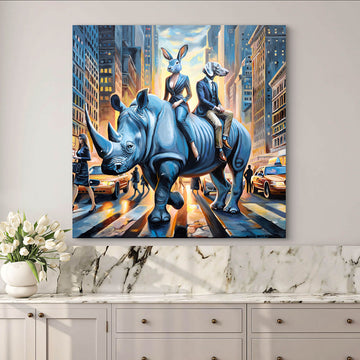 Downtown NYC (Original Painting)