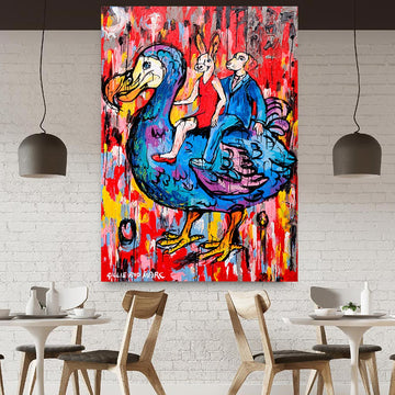 Dreamy Dodo Days (Original Painting)
