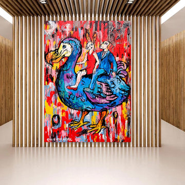 Dreamy Dodo Days (Original Painting)
