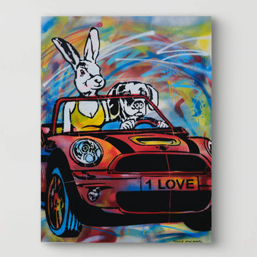 Drive Me to Love Land (Original Painting)