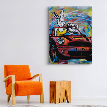 Drive Me to Love Land (Original Painting)