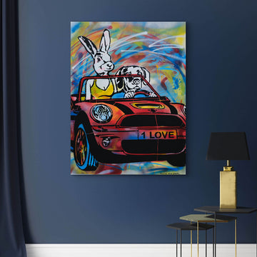 Drive Me to Love Land (Original Painting)