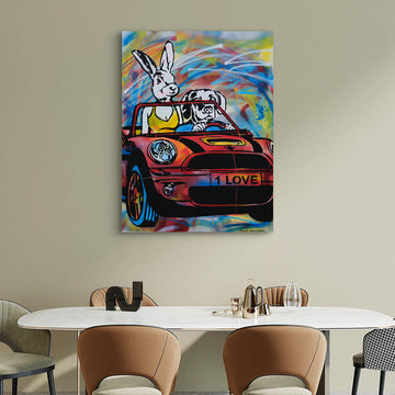 Drive Me to Love Land (Original Painting)