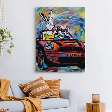 Drive Me to Love Land (Original Painting)