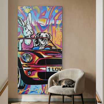 Drive the Way You Like (Original Painting)