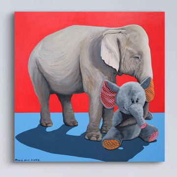 Ele Loves Ele (Original Painting)