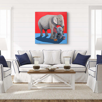 Ele Loves Ele (Original Painting)