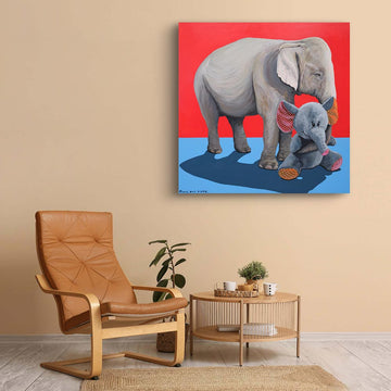 Ele Loves Ele (Original Painting)