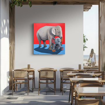 Ele Loves Ele (Original Painting)