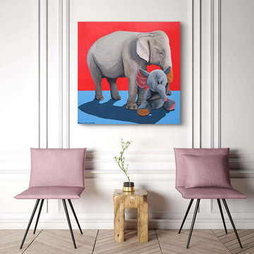 Ele Loves Ele (Original Painting)