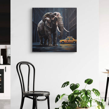 Elephant Cab (Original Painting)