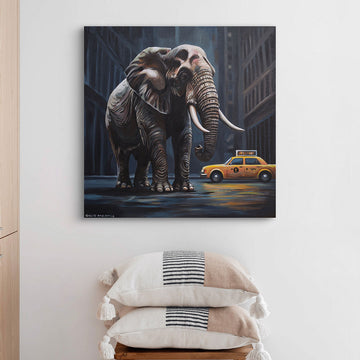 Elephant Cab (Original Painting)