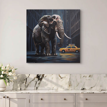 Elephant Cab (Original Painting)