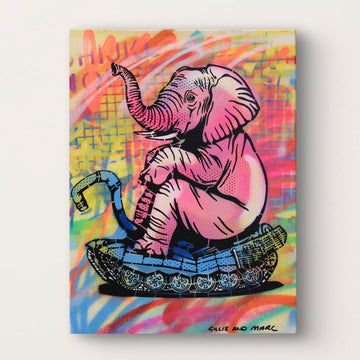 Elephant Crush (Original Painting)