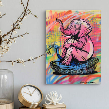 Elephant Crush (Original Painting)
