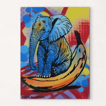 Elephant Fun (Original Painting)