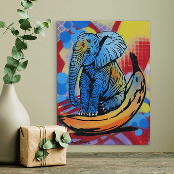 Elephant Fun (Original Painting)
