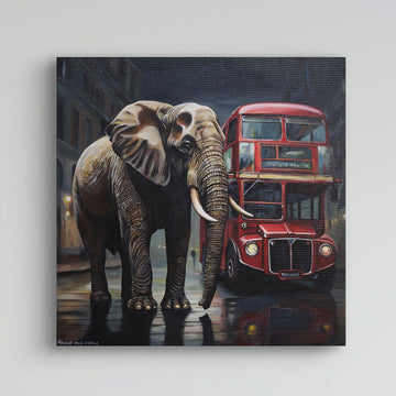 Elephant Ride (Original Painting)