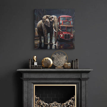 Elephant Ride (Original Painting)