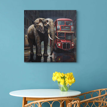 Elephant Ride (Original Painting)