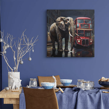 Elephant Ride (Original Painting)