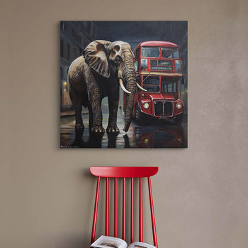 Elephant Ride (Original Painting)