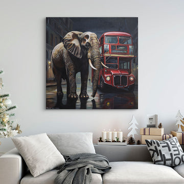 Elephant Ride (Original Painting)
