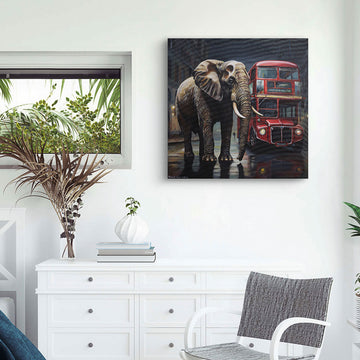 Elephant Ride (Original Painting)