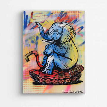 Elephant Tank (Original Painting)