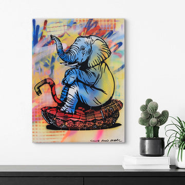 Elephant Tank (Original Painting)