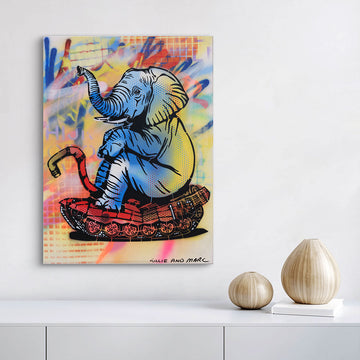 Elephant Tank (Original Painting)