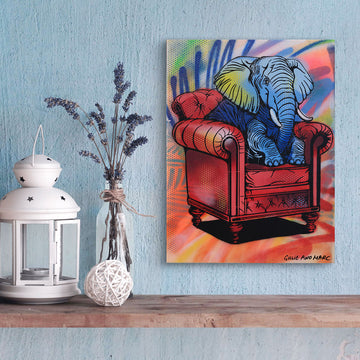 Elephant at Home (Original Painting)
