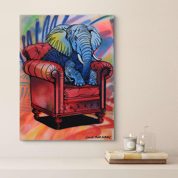 Elephant at Home (Original Painting)