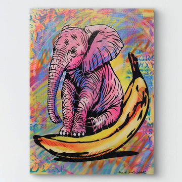Elephant is Fruity (Original Painting)