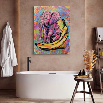 Elephant is Fruity (Original Painting)