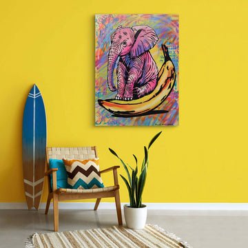 Elephant is Fruity (Original Painting)