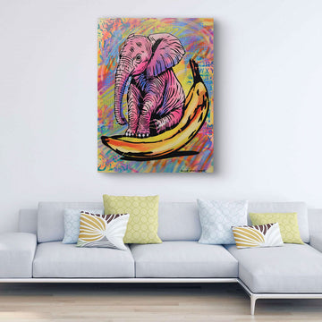 Elephant is Fruity (Original Painting)