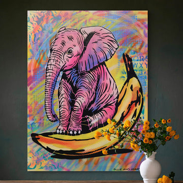 Elephant is Fruity (Original Painting)