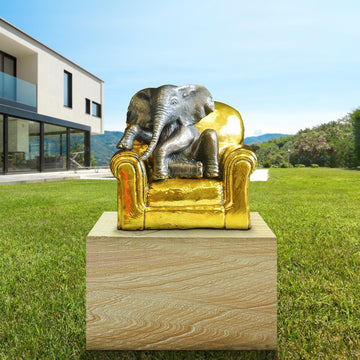 Elephant Takes a Seat