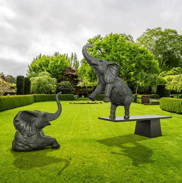 Elephants Can Swim (Bronze Sculpture)