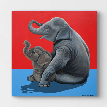 Elephants Forever (Original Painting)
